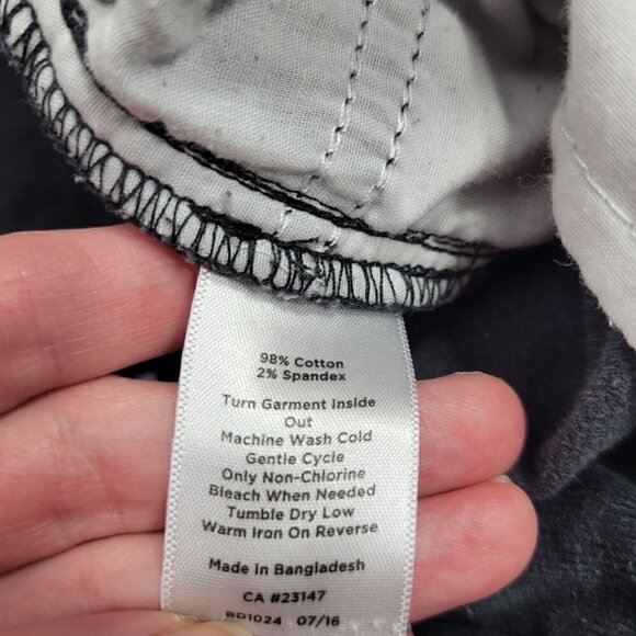 Talbots Women's Simply Flattering 5-Pocket Straight Black Corduroy Pants Sz 8P - Picture 7 of 9